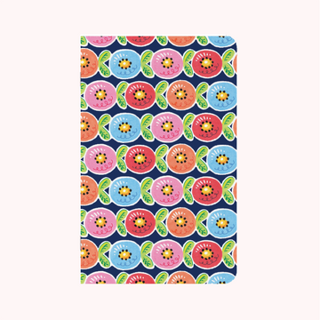 Mary Engelbreit Marching Flower Fried Egg Navy