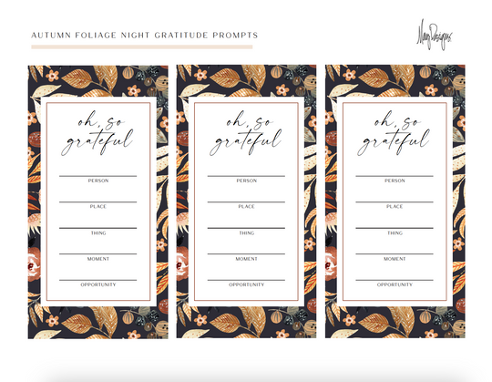 autumn foliage night gratitude prompts