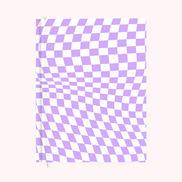 Wavy Checkerboard Lavender