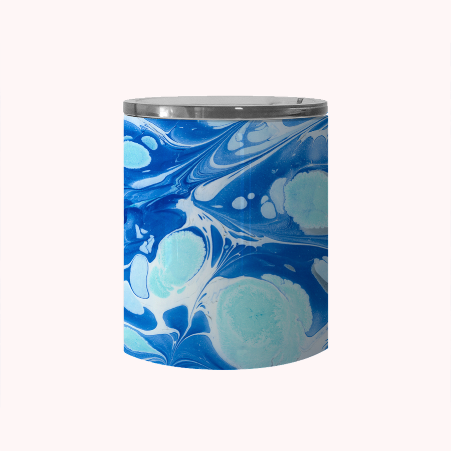 Marble Cobalt and Ice