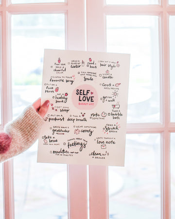 Self Love Bucket List + Compliment Cards